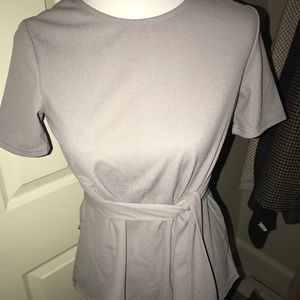 Shein Gray Shirt